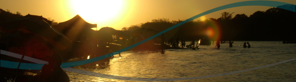 Por do sol na praia da Arara